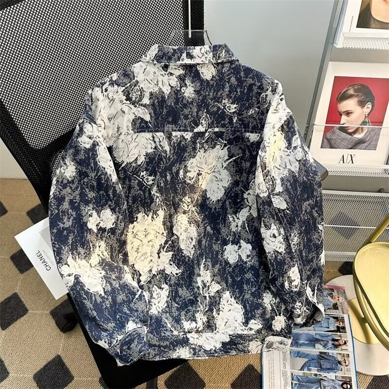JK098抖音黑标原版牛仔高质量蓝色M-2XL,男装工装外套,星座218-1（原230）