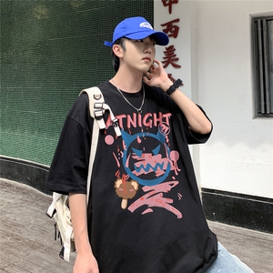中性风大七个色共56个码纯棉短袖t恤A422-1-DT18-P25控39