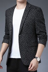 A561钱塘2020-2秋冬男士高端商务休闲便服单西P170控价不低308图片