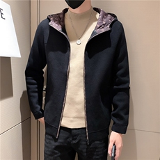 冬季新款高端毛衣带帽卫衣潮流百搭休闲时尚开衫毛衣P155控215元，男装针织衫/毛衣，星座1116A-2（原606A-1）