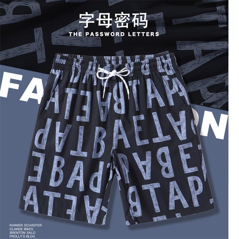 夏季户外沙滩裤男速干泳裤情侣休闲海边度假短裤DK888P20控38,男装休闲裤,电商A089-1