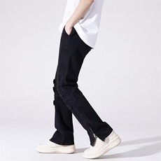 美式ins高街小众个性款拉链牛仔裤NK231-P50，男装牛仔裤，星座1109-3