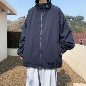 外套男春秋ins百搭夹克韩版痞帅情侣潮牌棒球服港风褂子J880-p55图片