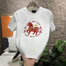 1506/QA12050/P28短袖t恤男潮牌夏季宽松网红潮流ins简约印花上衣，男装T恤，星座1506