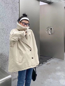 衣服领大毛领派克图片
