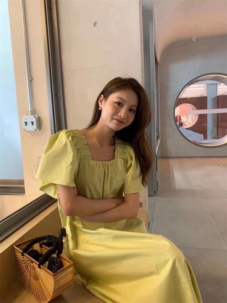 【DAVIDA】韩版压褶套头连衣裙，女装连衣裙，DAVIDA