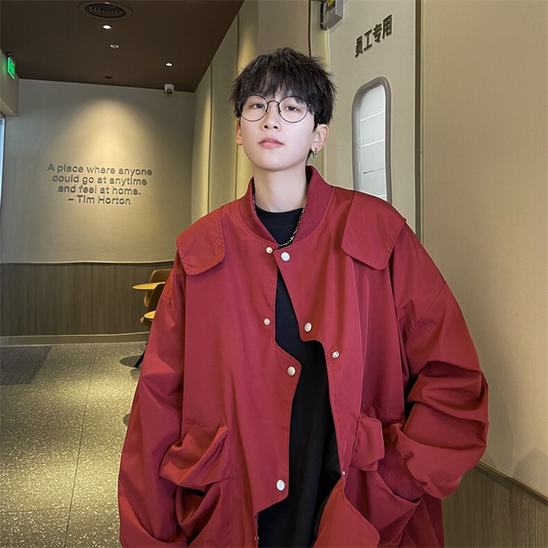 错位门禁飞行员夹克男外套男棒球衣服XH26-P70,男装夹克,电商B367