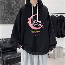 WY2209-P35加绒款-P40纯棉连帽卫衣男大码运动帽衫宽松薄外套男，男装卫衣，电商A040