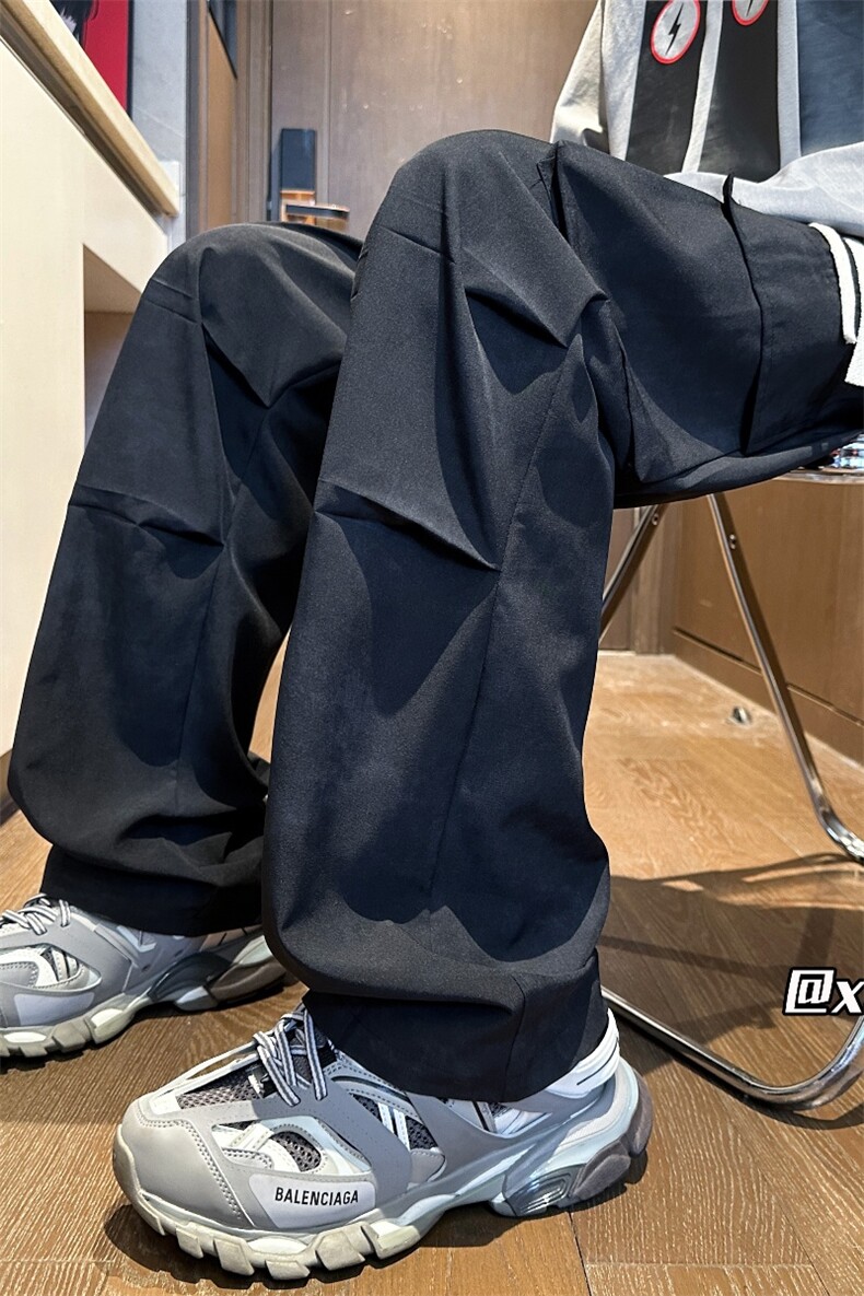XZ616秋季重磅多口袋双褶垂感扎染水洗脏脏裤TY1045特P40控78,男装休闲裤,星座512A（原616）