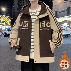 奥利绒秋冬青少年男士潮流加绒棉衣，男装夹克，星座1206（原A206）