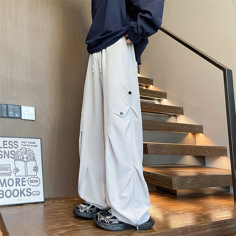 K5016/特P35新款宽松美式休闲裤男士伞兵工装裤休闲长裤阔腿裤，男装工装外套，电商A141