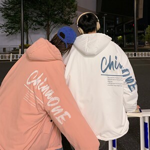 港风情侣款连帽棉衣男宽松棉服棉袄子冬季新款外套 3316-P70-108图片
