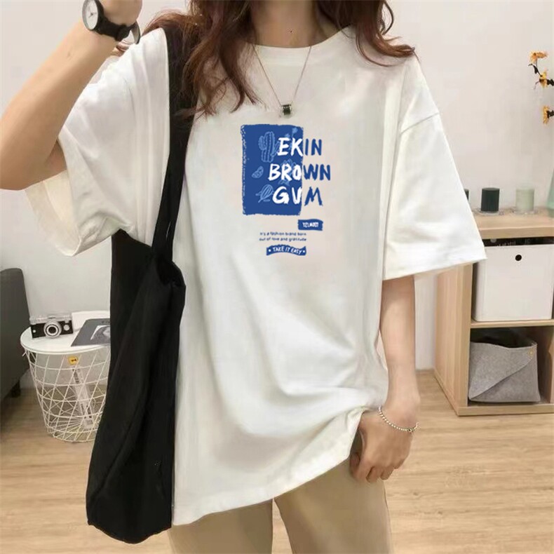 T0636-P25100棉日系简约纯棉印花短袖24新款男女学生百搭上衣,男装T恤,星座617A-2