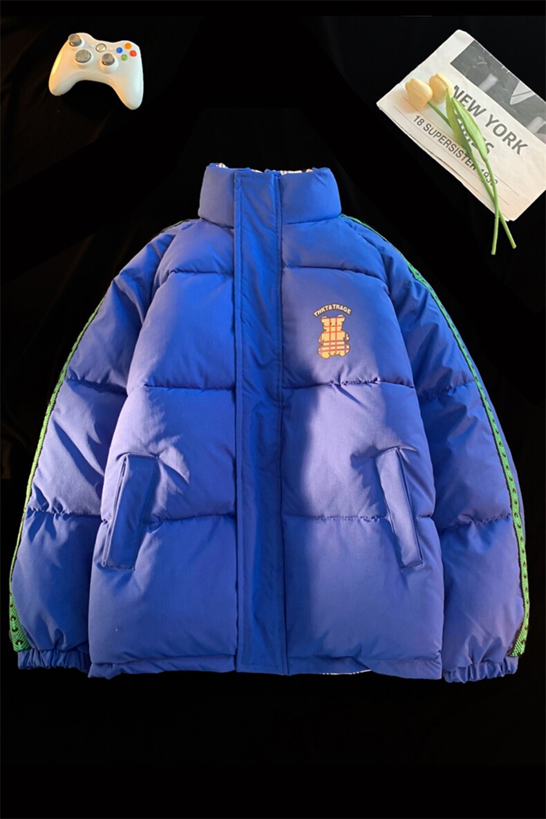 双面穿2023棉衣男加厚棉服面包服棉袄两面穿外套3329-P90控138,男装棉衣,星座207