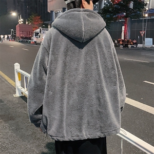 2023冬装青少年加绒加厚棉衣时尚羊羔绒外套男女 915-P105控价138图片