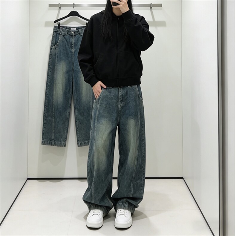 男生牛仔裤长裤A151-P40，男装牛仔裤，电商D312