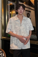 扎染绒感时尚设计开衫上衣韩系痞帅做旧经典上衣HY773TP38控68，男装卫衣，电商A102B
