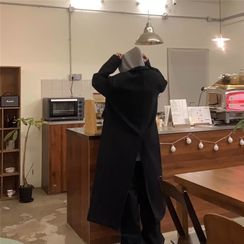 痞帅韩系长款风衣CF070-P98加棉105,男装风衣,星座313A(原308A-2)