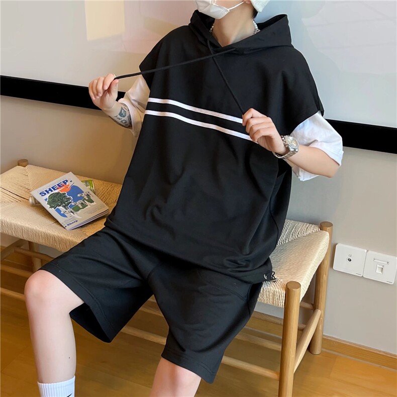2023男潮流休闲运动套装U32P38,男装休闲套装,星座1116-2