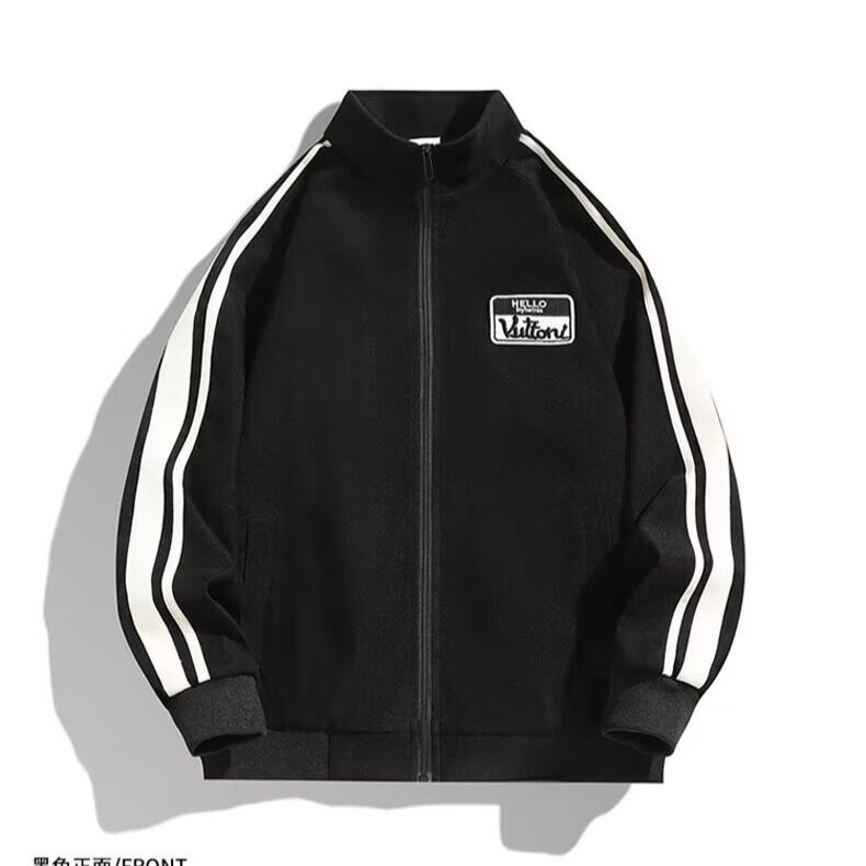 春秋款外套男2025新款潮牌立领夹克春季上衣美式百搭男装,男装夹克,星座1210-1