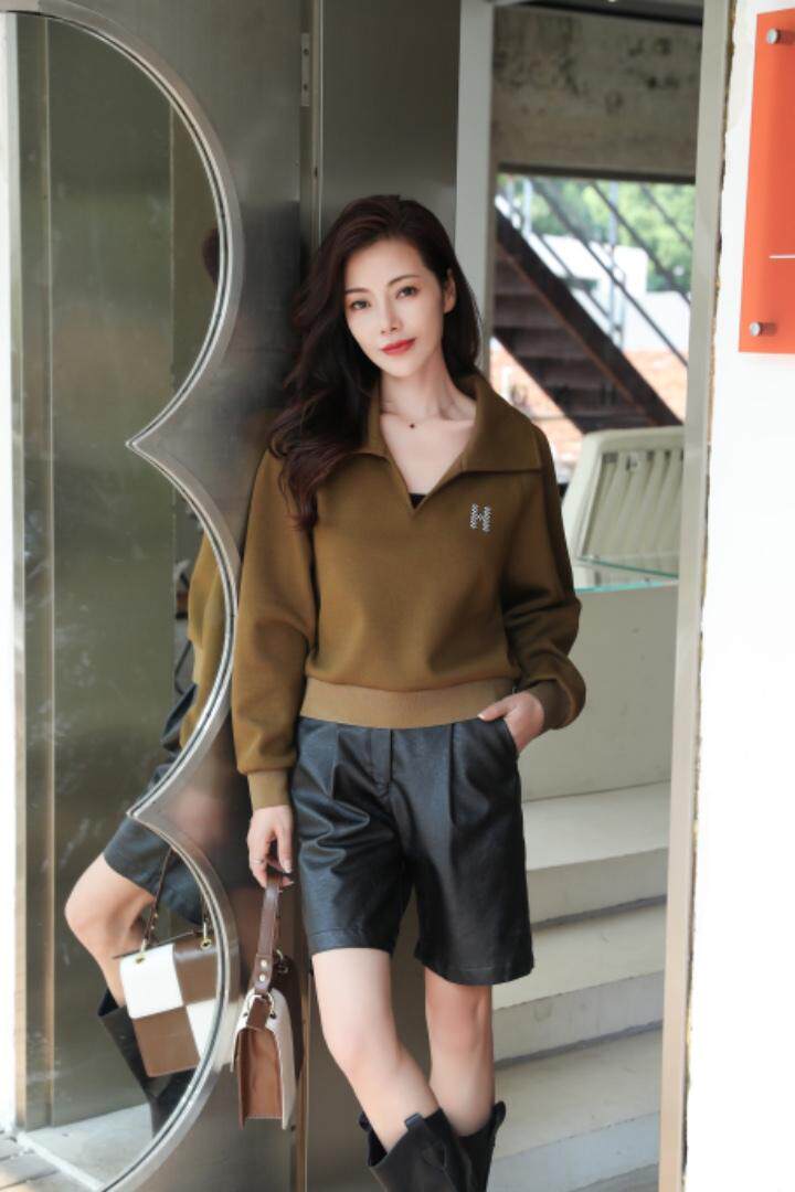 现货供应：针织休闲卫衣，女装卫衣/绒衫，拉思维加丝