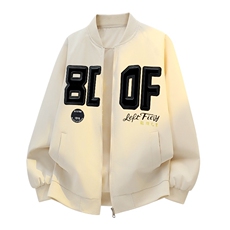 1506-1/JBF081/P49青少年春装新款时尚潮牌棒球领外套港风刺绣，女装短外套，星座1506-1