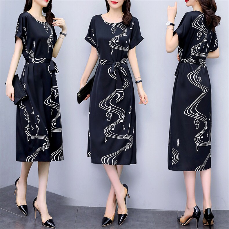连衣裙通勤2022年夏季韩版中腰时尚显瘦大方，女装连衣裙，时尚俏佳人