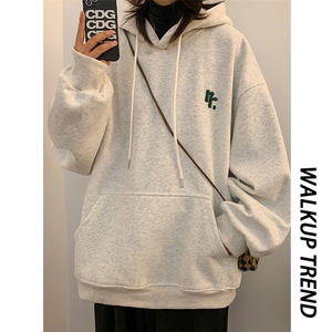 数据爆 卫衣男中性风港风宽松刺绣秋季外套416B-1-WY679-P55限78图片
