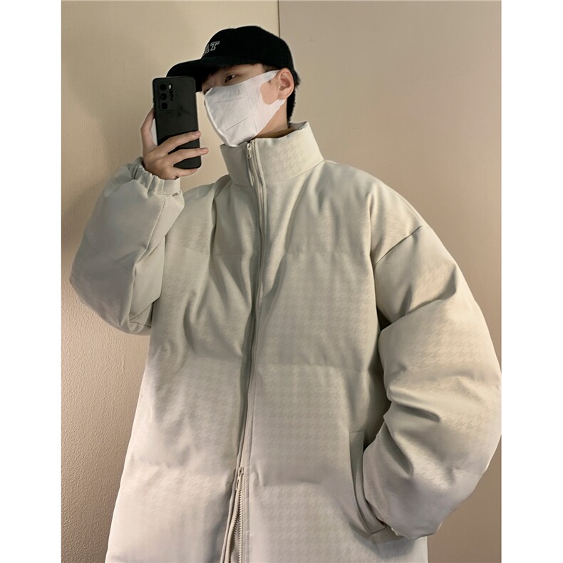 冬装新款宽松加厚皮衣棉衣棉服男潮大码学生棉袄外套D232P128，男装皮衣，电商A335-1（原A458）