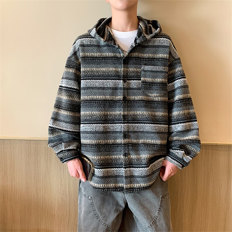 春秋季开衫美式小外套男女同款新款美式夹克XZ102B-1-J272P65,男装夹克,星座102B-1