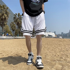 潮气质ins男夏季慵懒宽松型时尚潮牌休闲裤五分裤运动裤K3831-P28，男装休闲裤，星座412-3