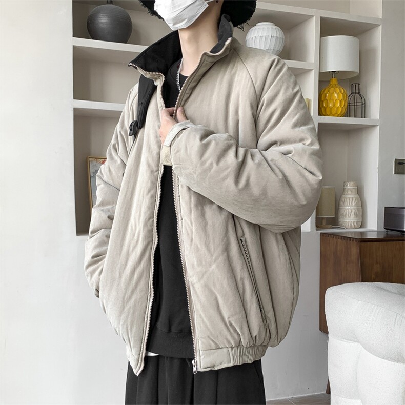 棉服外套男韩版潮流高街帅气文艺2024冬季保暖ins棉衣MF220-P80,男装棉衣,星座412-2