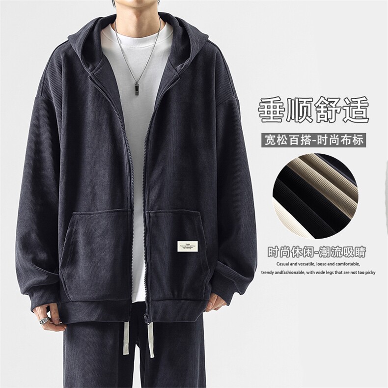 直筒条绒垂顺时尚百搭休闲裤 TK888-特批78图片
