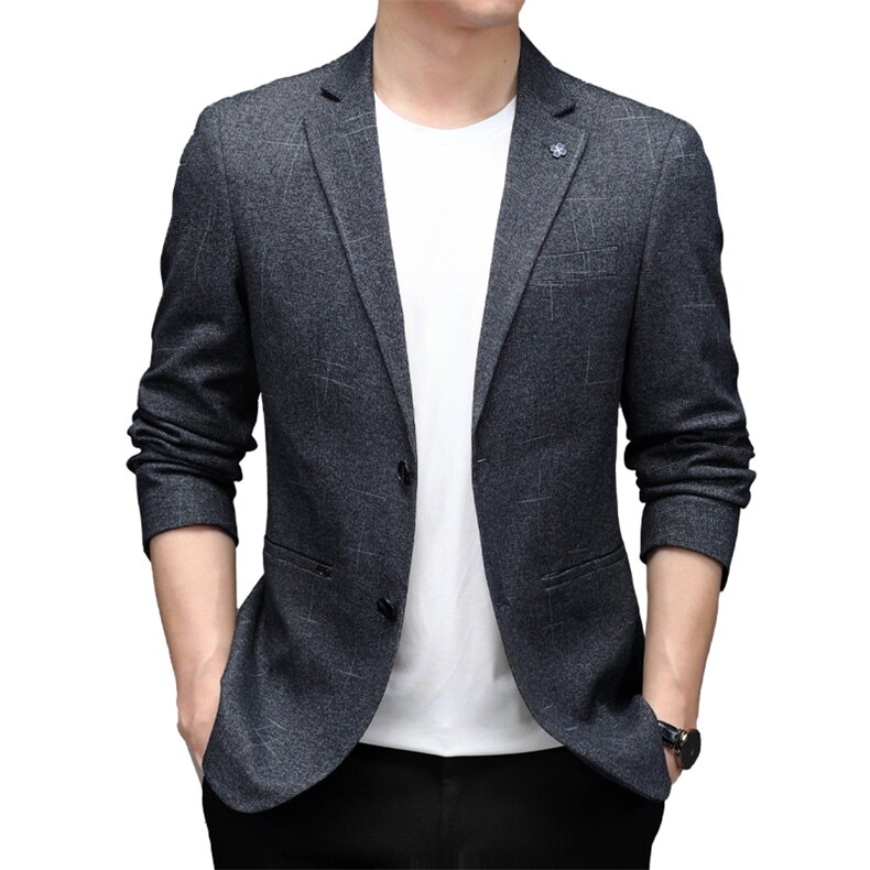 西服男秋冬季潮款休闲商务西服上衣中年男士单西外套MY821-P175,男装西服,电商B212（原钱塘6029）