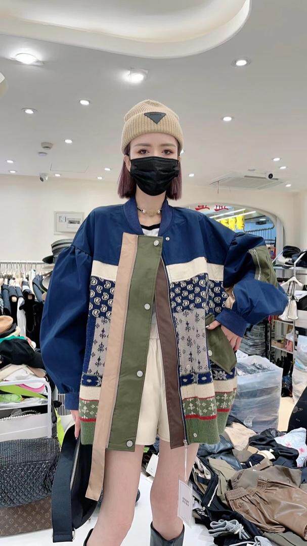 秋装拼针织外套，其它，后来伽