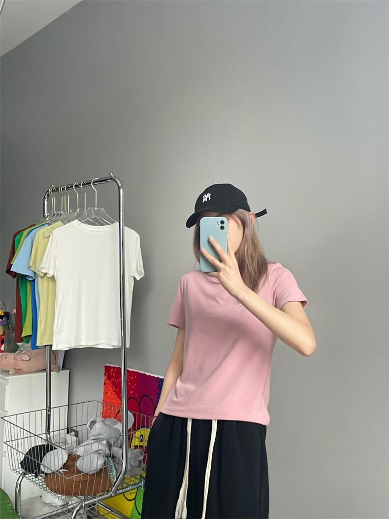 夏季新款9色打底短袖t恤，其它，陶子频道