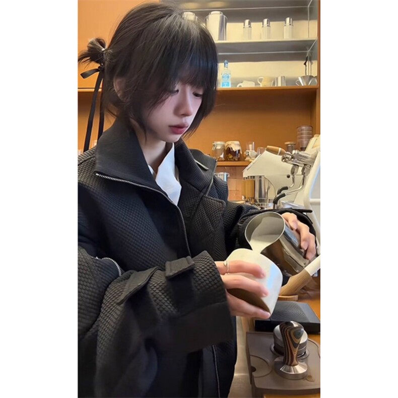 纯色美式高街复古拉链防风宽松飞行服重磅工装立领夹克外套JS297,男装夹克,星座1116A（原606A-3）