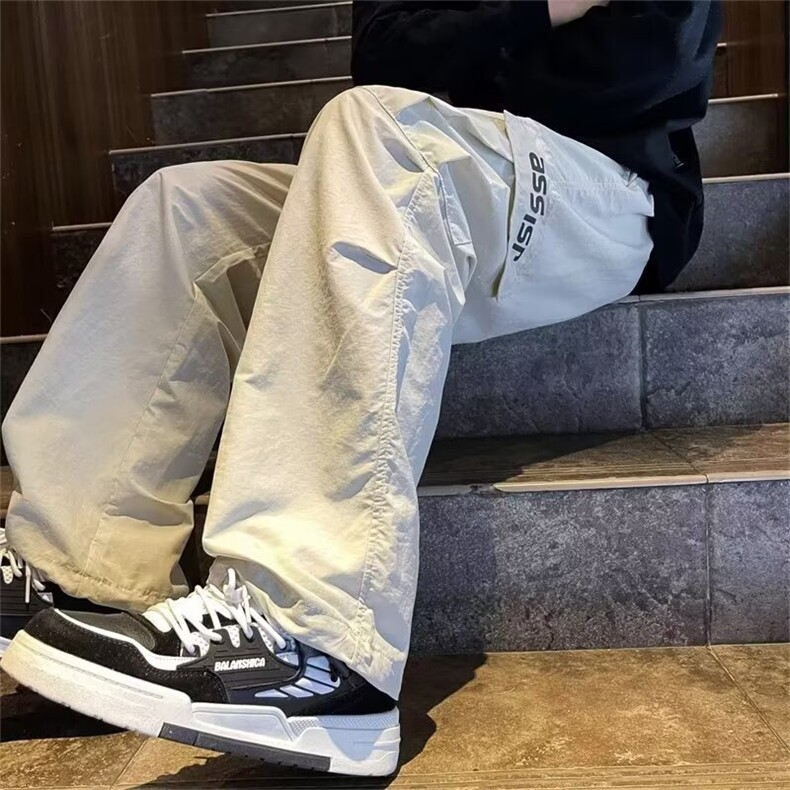 【特价】美式复古直筒男宽松束脚休闲裤登山速干运动裤W40P28，女装休闲裤，星座1112-1