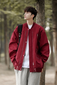 J220-P75 M-5XL秋季新款大码宽松棒球服夹克（有做加绒）图片