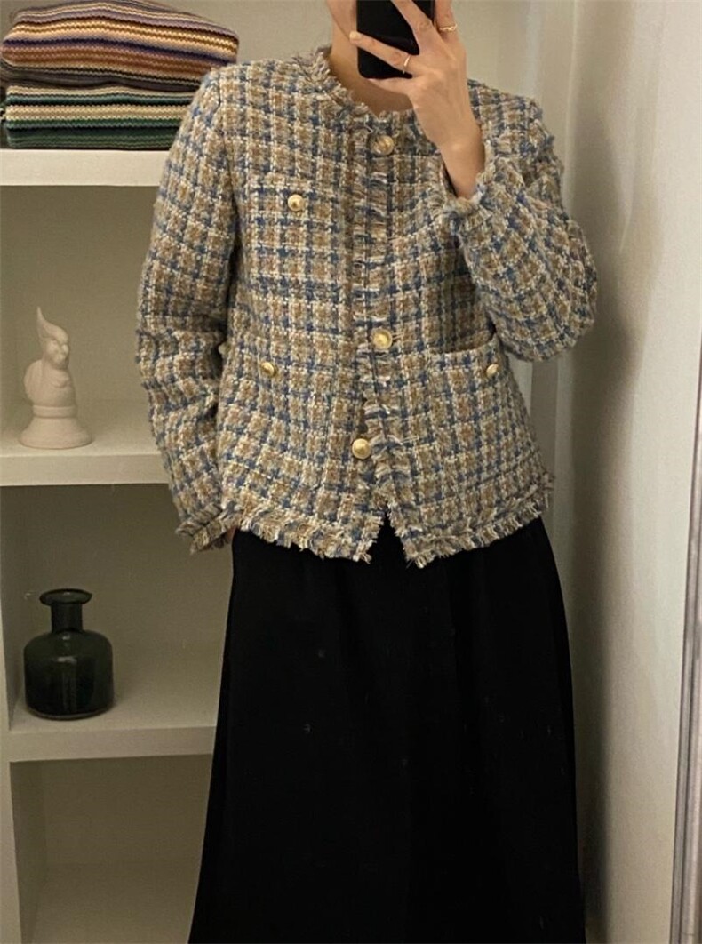 羊毛小香外套，其它，FMV