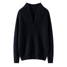 2025秋冬百搭时尚简约v领长袖针织衫，男装羊绒套衫，艾驰羊绒