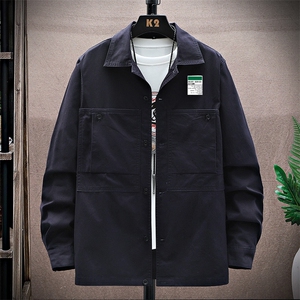 衬衣男新款纯棉工装翻领休闲时尚长袖衬衫XZ310B-3-CY806-P58图片