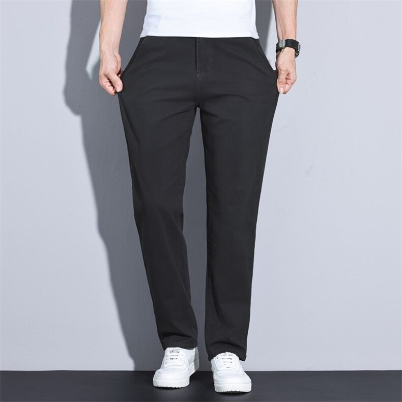 四季款纯棉休闲裤直筒时尚男装长裤棉裤男装休闲裤K138，男装棉裤，星座205-2