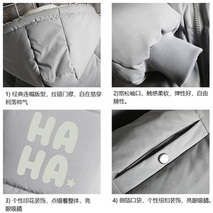 控128加绒面包服男大码羊羔毛棉衣男MY16346-P100图片