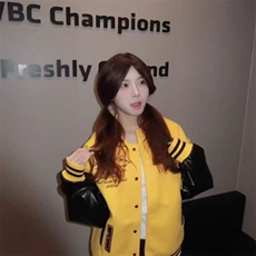 春秋新款复古潮嘻哈棒球服外套JKX1028，女装短外套，星座516A