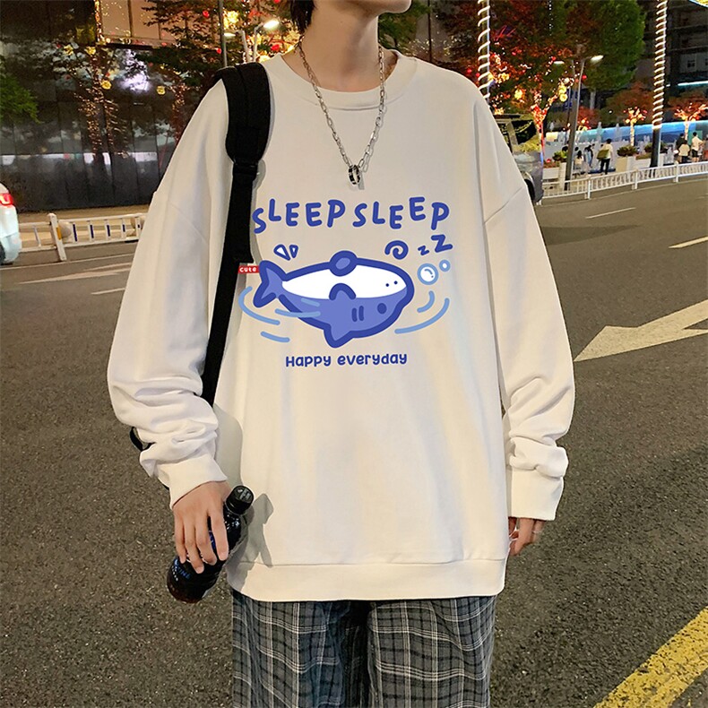 圆领卫衣男超大码胖子肥佬大号长袖t恤S6453-P28,男装卫衣,电商A040