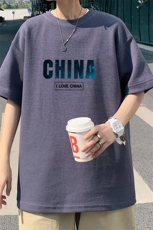 ！2024夏季新款男士华夫格短袖T恤清爽百搭半袖衫TXH227P25，男装T恤，电商B220