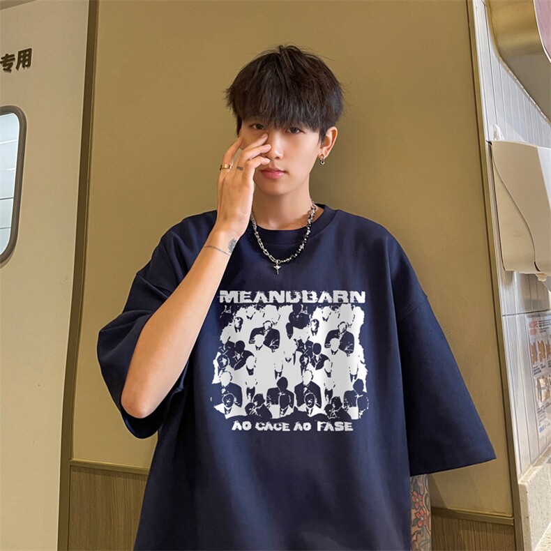 量大优供视频230g重磅纯棉短袖T恤男NT247-特P19控38,男装T恤,电商B367