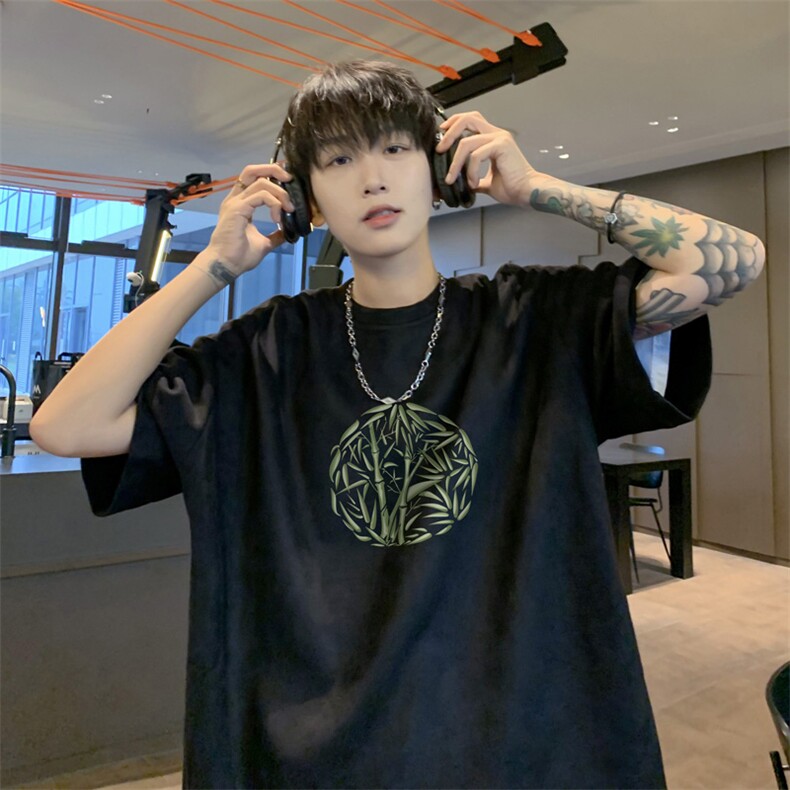 量大优供视频重磅麂皮绒短袖t恤男JT530-特p19,男装T恤,电商B371