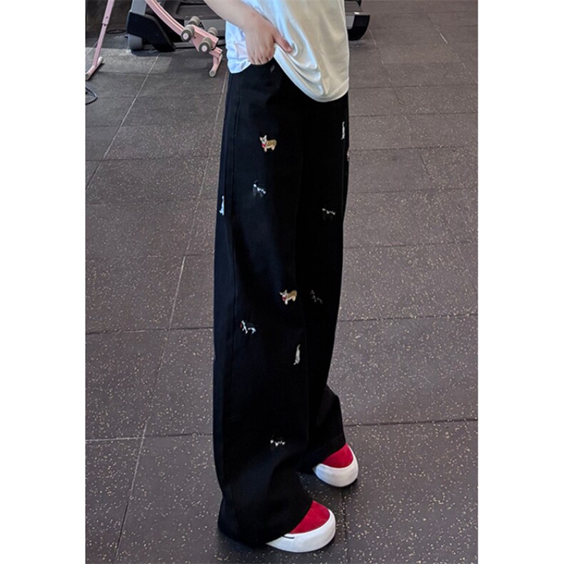 趣味小狗显瘦休闲直筒牛仔裤ND790,男装牛仔裤,星座1116A（原606A-3）